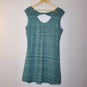 Marmot Teal Patterned Dress